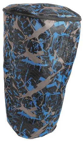 Drum Rucksack Case African Drum Tragetasche Drum Shoulder Backpack Wasserdicht für Djembe Percussion Instrument Camouflage Blau