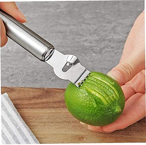 Zesteur De Citron En Acier Inoxydable Râpe À Fromage Éplucheur De Citron Pour Cocktails Au Gin, Oranges Au Citron Vert, Outil De Cuisine Râpe À Agrumes Orange Outils D'épluchage Accessoires De Bar
