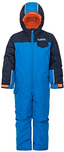 icefeld Schneeoverall/Skianzug blau in Größe 110/116