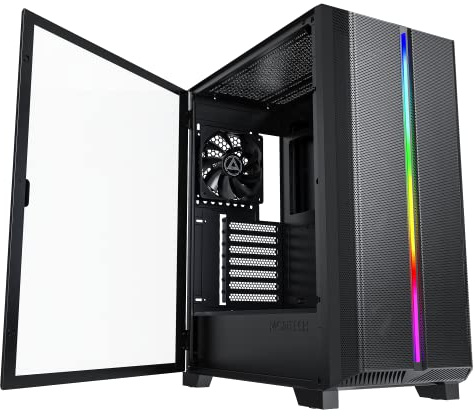 Montech SKY ONE Lite, Midi-Tower, Tempered Glass - schwarz