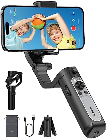 hohem iSteady XE Gimbal Stabilisator für Smartphone, 3-Achsen Tragbarer & Faltbarer Smartphone Gimbal für iPhone Android, Gesichts- und Objektverfolgung, Handy Gimbal für YouTube Videoaufnahmen TikTok