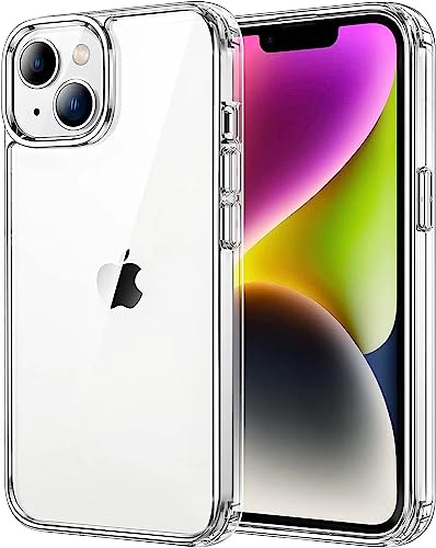 tigratigro Funda para iPhone 13 mini de 5,4 pulgadas, antiamarilleamiento, funda con absorción de golpes y antiarañazos, estructura protectora antideslizante, estilo clásico transparente