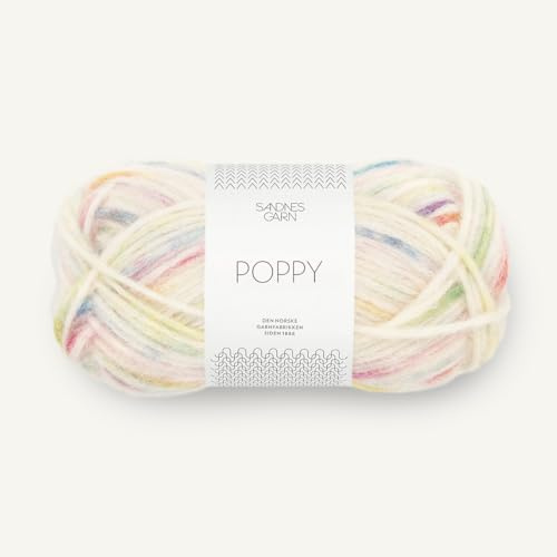 SANDNES GARN Poppy - Farbe: Tutti Frutti (1010) - 50 g/ca. 110 m Wolle