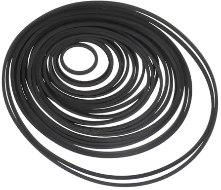KONTONTY Rubber Replacement Belt for Cassette Recorder and Dvd Drive with Good Toughness and Elasticity, Suitable for Recorder Maintenance and Repair