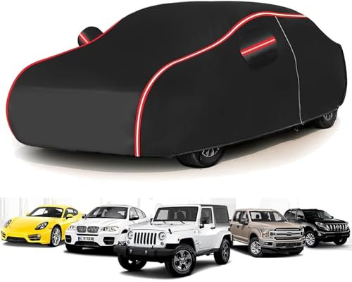Autoabdeckung für Cupra Formentor (445 x 183.9 x 151.1cm),Autoabdeckung für den Außenbereich, wasserdicht, staubdicht, UV-Schutz, Kratzfest, für alle Jahreszeiten