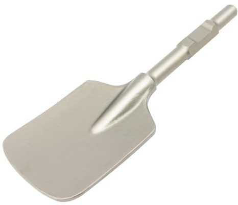 CHIMHOON Cincel para palas, martillo de cincel, 440 x 135 mm, cincel hexagonal para asfalto, pala ancha para eliminar la suciedad dura, arcilla y hormigón suelto
