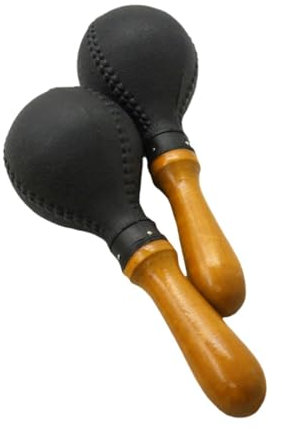 TTETTZ 2 Stücke Maracas Hand Percussion Rasseln für Spiele Spielen Konzertparty