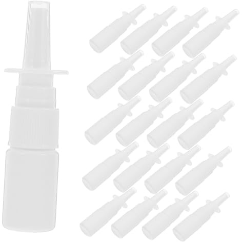 SAFIGLE Flacon Pulvérisateur Nasal 200Pcs 10Ml Rechargeable Plastique Vaporisateur à Brume Fine Portable pour Voyage Eau Cosmétiques