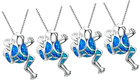 2 Pezzi di Rana Una Collana Girocollo con Ciondolo Accessorio per Il Collo Collana Divertente per Donne Vintage