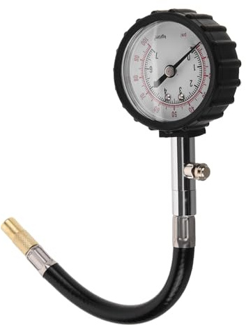 Gogogmee Manomètre Numérique de Pression des Pneus Voiture Indicateur Précis 0-100 Psi Portable et Léger Testeur de Pression des Pneus pour Contrôle Sécurité Routière