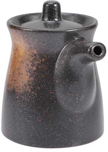 GLSTOY Botella de Cerámica Japonesa para Vinagre y Salsa Dispensador Pequeño y Resistente para Aceites y Aderezos para Cocina Hogar y Restaurante