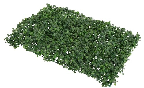 HOUDERCO Panel de Plantas Artificiales 60X40 CM Césped Sintético para Decoración de Pared en Terrazas y Jardines Pequeños