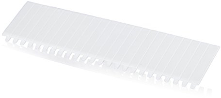 Abdeckstreifen - Blindstreifen, 12 Module weiß 10 Stück