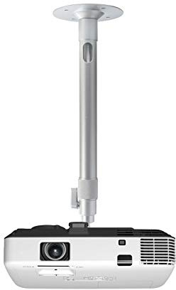 Drsn Universal Beamer Deckenhalterung - Höhenverstellbar 60-105cm - Traglast 5kg - 360° Drehbar, Projektor-Halterung für die Decke/Wand, Kabelführung, Aluminiumlegierung