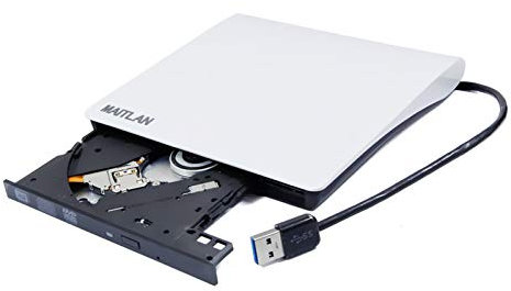 SuperDrive - Lettore CD USB 3.0 esterno ultra sottile per Apple Mac Book MacBook Air 2015 2014 2013 2012 A1466 A1465 11.6 13.3 pollici computer portatile, DVD+-RW DL Burner unità ottica