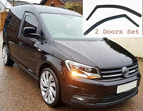 AC WOW 2x Regenwindabweiser kompatibel mit VW Caddy 2015 2016 2017 2018 2019 2020