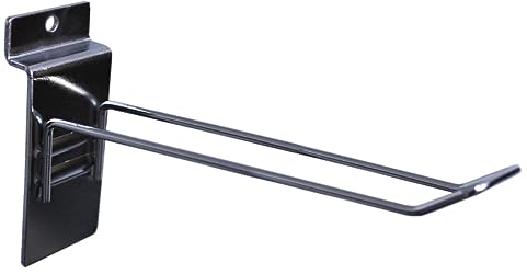 GERSO Lot de 50 crochets doubles pour paroi à lamelles Longueur 200mm chromé paroi lamellé durable 50 pièces