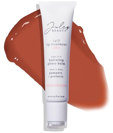 Julep 24/7 Lip Treatment - Hydrating Lip Balm and Lip Sleeping Mask - Moisturising Lip Repair - Soothe Dry Chapped Lips - Shea Butter, Act Natural