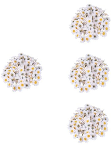 MAGICLULU 4 Sets Realistische Künstliche Gänseblümchen Für Hochzeitsdekorationen 100 Stück X 4
