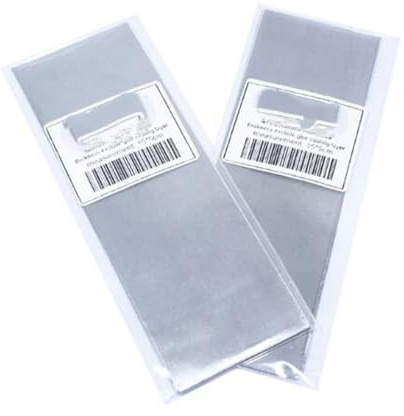 YJIUYUANQ Fly Tying Adhesive Lead Sheet 5x15cm Thickness 0.15mm 0.25mm Lead foil Lead Zonker Tape Fly Tying Materials,2 Size, 4 Sheets, As Show