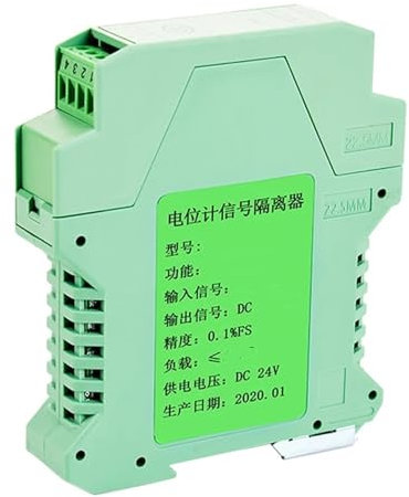 VLALAMNO Potentiometer-Weg-Isolator 0–1 kΩ, 0–20 kΩ, 0–50 kΩ bis 0–10 V, 1 Eingang, 3 Ausgänge, Potentiometer-Signalgeber, DC24 V(Input 0-60K Ohm)