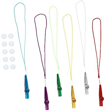 Metall Kazoo Instrument 1 Satz für Anfänger und Kinder mit Zubehör