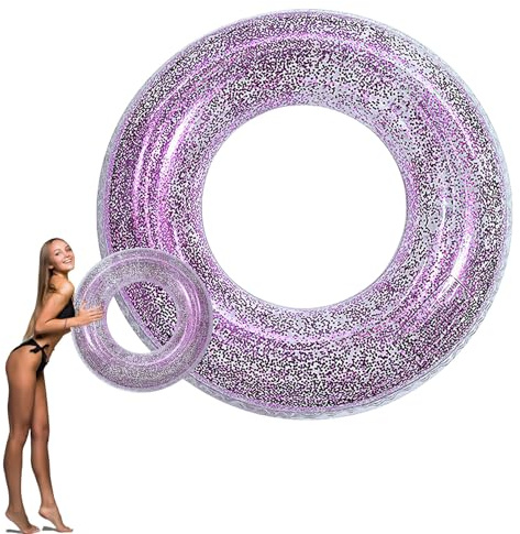 Pool Inflatables Swimming Ring Rubber Rings for Kids Adult,70/90cm Sequins Inflatable Pool Water Toys,Inflatable Pool Floats Swim Tubes Rings for Girls Boys Women Men Summer Party Beach Water Sport