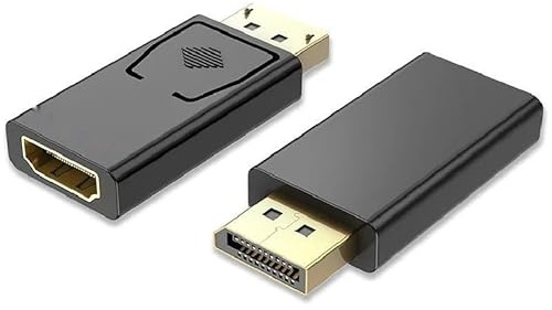 Watio Wave Adaptador - convertidor de displayport a hdmi, Incluye un Puerto, Compatible con Audio y Video, fácil de Usar.*