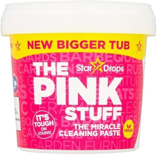 Pink Stuff Miracle Cleaning Paste 850g All Purpose Powerful Multi Surface Stain Remover for Bathroom, Kitchen, Tiles, Glass, Cookers, Sinks, Grease, Limescale, Grime, Tough Dirt, Pink Stuff Paste