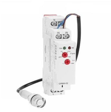 Interruttore crepuscolare AC110V-240V Sensore di luce stradale Din Rail Relè modulare 16A Commutazione(GRB8-01 AC110-240V)
