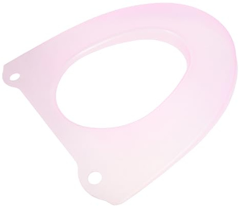 WATIIFUFU Toilet Seat Cover Plastic Reusable for Bathroom Apartment Rental Round Cushion Protector Toilet Seat Lid Cover Washable