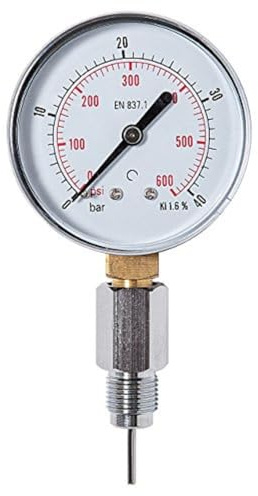 Salvimar Predathor, Manometro per Pneumatici Unisex Adulto, Grigio, Taglia Unica