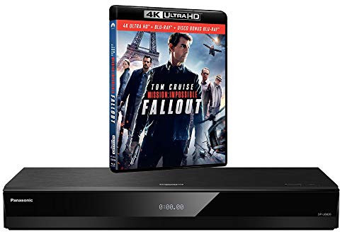 Panasonic DP-UB820 MULTIREGION for DVD Blu-ray Player Bundle with Mission Impossible Fallout Ultra HD 4K Blu-ray Disc