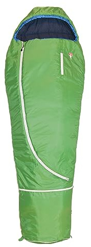 Grüezi-Bag Biopod Wool World Traveller Schlafsack Kinder grün