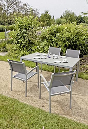 Garden Pleasure Stapelstuhl Grace, 4er Set