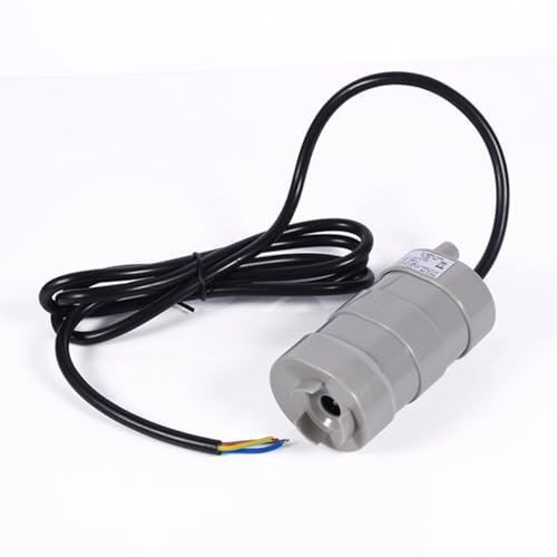 DC Tauchmotor Wasserpumpe für Aquarium Aquarium Teich, 5M 1000L/H.(Black Bare Line)