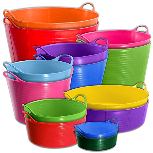 Tubtrug® Mini Shallow Red - Red Gorilla Strong Flexible Gorilla-Tub® Storage Bucket Baskets