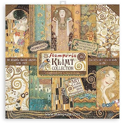 Scrapbooking Pad 10 sheets cm 30,5x30,5 (12x12) - Klimt