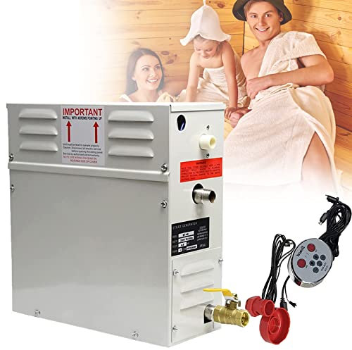 Calentador De Sauna EléCtrica,220V 3000W Sauna Comercial De Vapor,Equipo De Sauna Generador,Sauna para La Sala De Vapor Seco Y HúMedo para La Sala De Vapor,220V-3000W