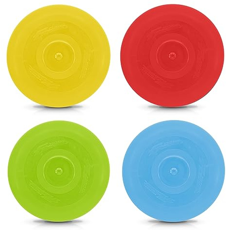 Wham-O Frisbee Classic Flying Disc - 90 Grams - 9 - 4 Pack (4 Pack Blue+ Green + Red + Yellow)