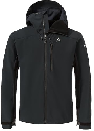 Schöffel Herren Hybrid Jk Style Salza MNS, MTB Jacke mit helmtauglicher Kapuze, wasser- und windabweisende Fahrradjacke, leichte Jacke mit 4-Wege Stretch