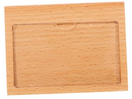 VINTORKY Preisschildständer Aus Holz Für Waren Praktisch Und Robust Für Preisauszeichnung in Supermärkten Und Gewerberäumen