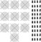 Nivithi Rejillas para Ventilador PC 120mm,Ventilador Grill Grille,Protección de Ventiladores de Ordenador,Rejilla de Ventilador de Refrigeración,Kit de 10,Negro.