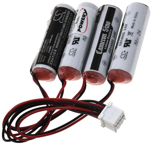 akku-net Batterie au lithium PLC compatible avec Yaskawa HW0470360-A, dioxyde de manganèse, 3,6 V