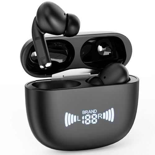 EFOTIML Sprachübersetzer Earbuds Echtzeit, 2025 Upgraded 144 Sprachen Echtzeit-Übersetzer-Earbuds, Übersetzungskopfhörer Wireless Bluetooth, Ai Übersetzungskopfhörer APP Übersetzung (Schwarz)
