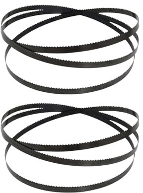 VDLLQYN, 2 lame for seghe a nastro for il taglio del legno da 91-1/2 x 1/2 x 0,020 2320x12,7x0,5 mm SK5 Lama for seghe a nastro in acciaio al carbonio for molle TPI 6 ，Lame per seghe a nastro