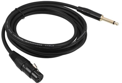 Holibanna Câble Audio XLR vers Câble TRS pour Microphone Connecteur XLR Femelle Adaptateur vers Jack Micro pour Enregistrement