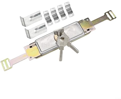 Serrure de porte élégante pour volet roulant offrant une protection améliorée contre les intrus (A)