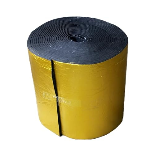 Tapis D’Isolation Auto-AdhéSif 1 pièces 200cm x 50cm x 5mm voiture camion pare-feu chaleur isolation phonique tapis isolation phonique chaleur son isolation thermique tampons Pour Sols, Toitures Et Po