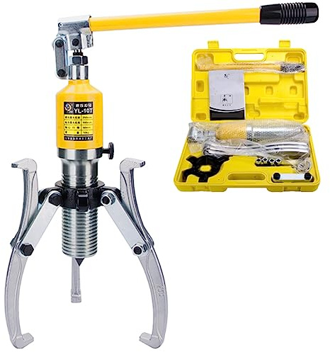 RLCJBMSUG Estrattore Idraulico da 5-20 tonnellate per l'estrazione di mozzi, Flange, Ingranaggi, Cuscinetti, separatore Idraulico Industriale a 2 o 3 Griffe con Custodia